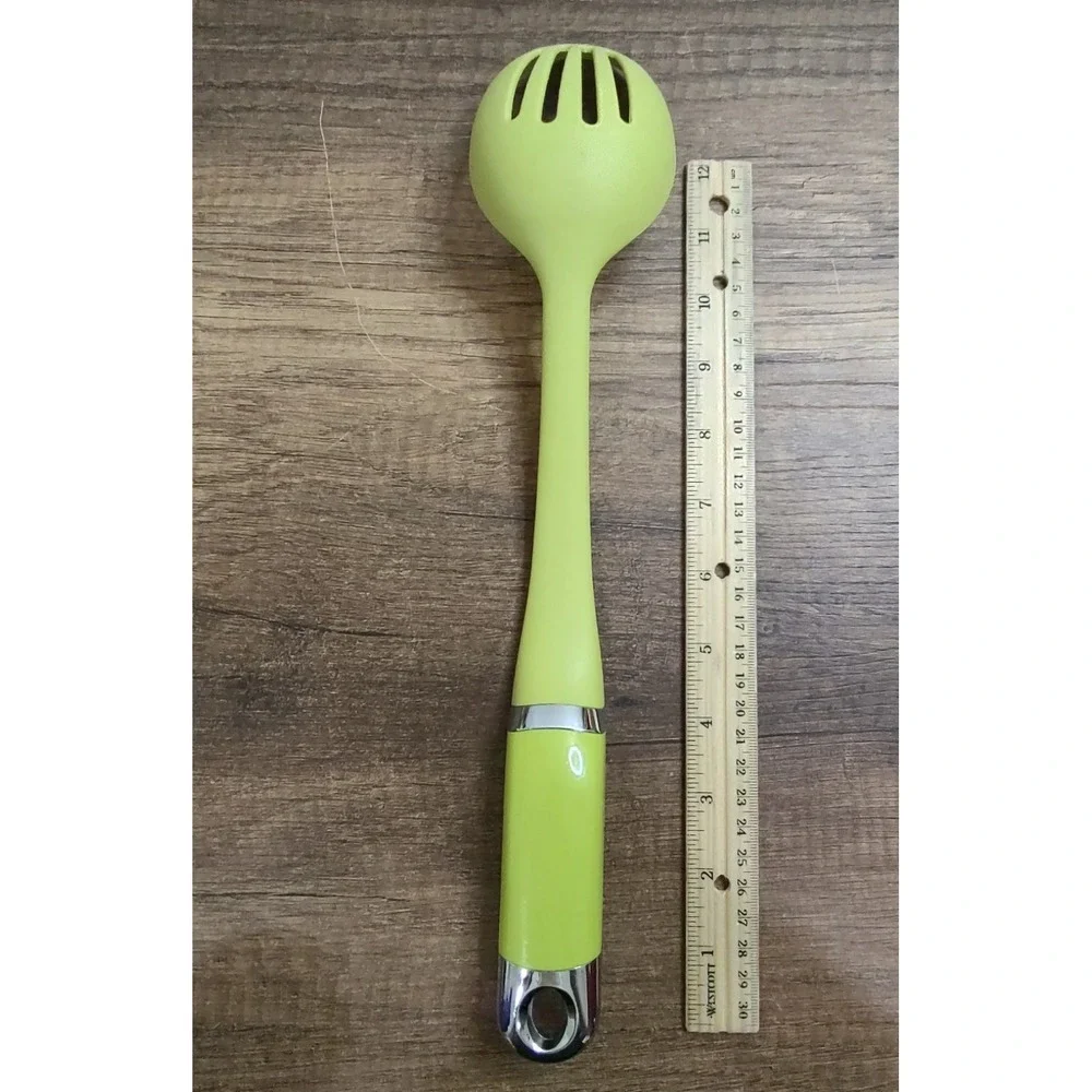KitchenAid Lime Green Gourmet Slotted Spoon